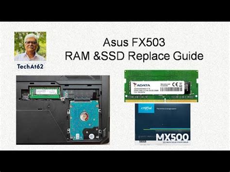 Asus FX503 Laptop Memory/RAM & SSD Upgrades .